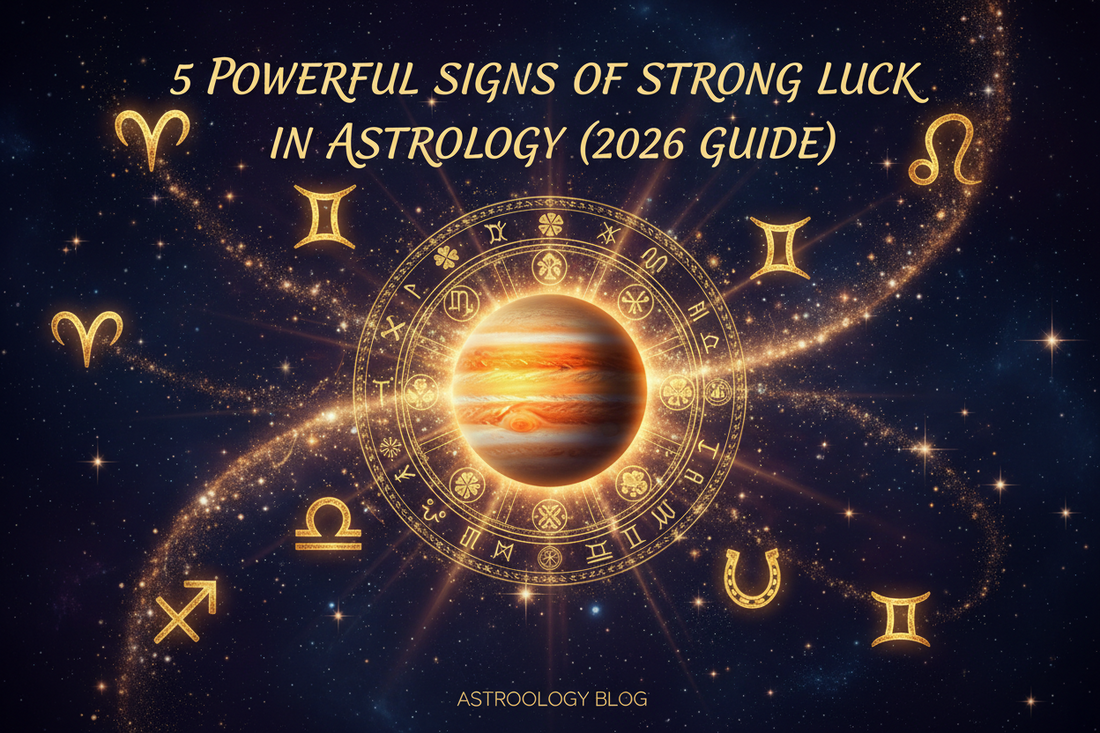 signs of strong luck in astrology strong jupiter and raj yog astrology astrology signs of success and wealth kundli strong luck prediction